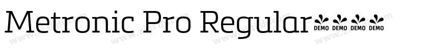 Metronic Pro Regular字体转换